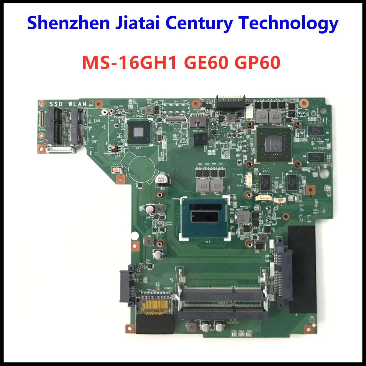Оригинальный Для MSI GE60 GP60 Материнская плата ноутбука MS 16GH1 VER: 1 0 с SR1Q0 i5 4210H