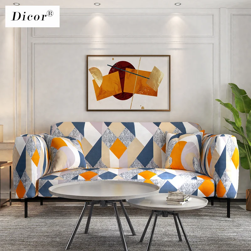 DICOR роскошный набор чехлов для диванов эластичные секционные чехлы гостиной