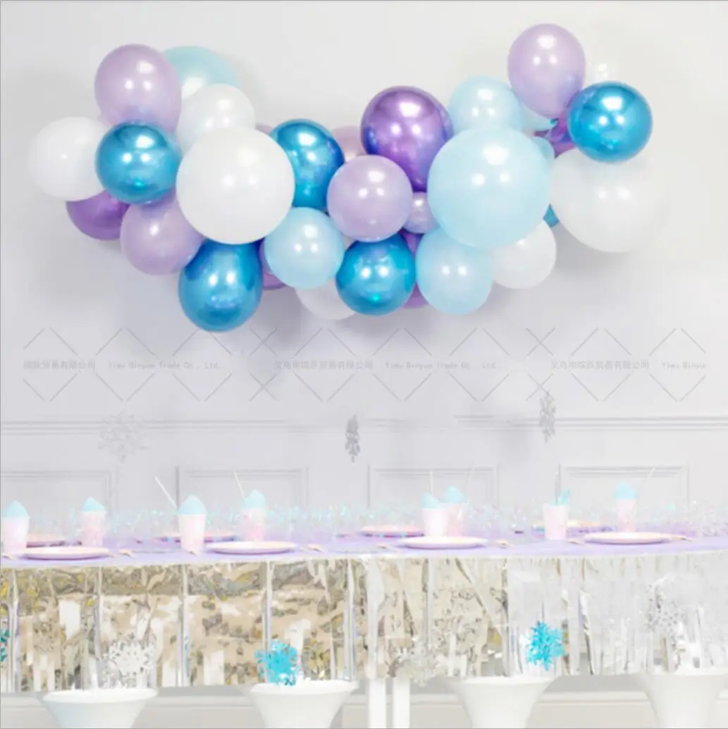 

Elsa Anna Princess Party Decoration Christmas Snowflake Foil Balloons Baby Show Kids 1st Birthday Party Arch Wedding H0244
