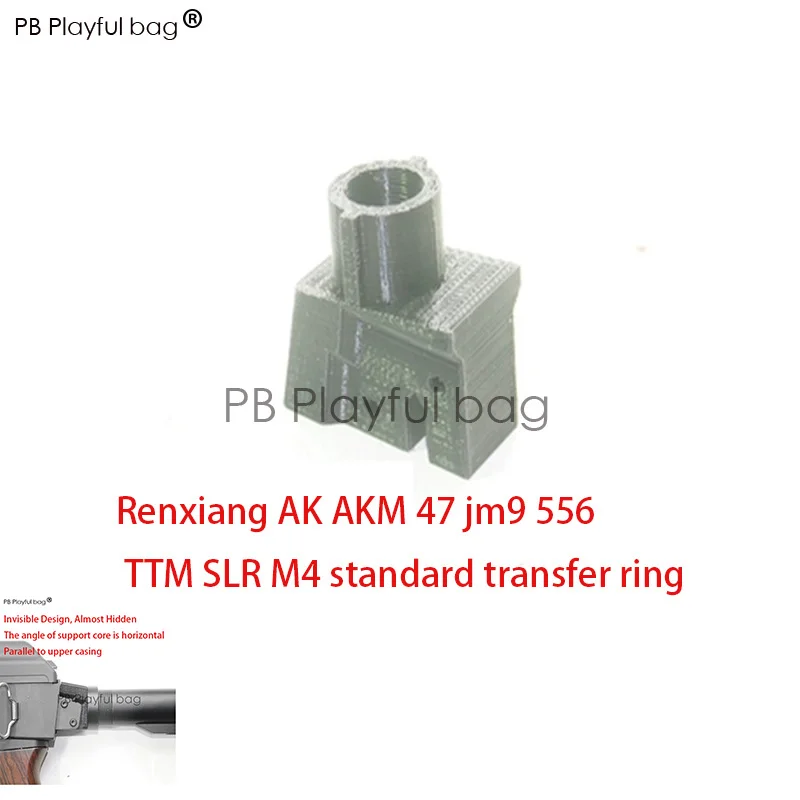 Спорт на открытом воздухе гель мяч пистолет Renxiang AK AKM 47 Задняя поддержка ядро передачи AR M4 Jinming обновление материал хвост поддержка XP части M - Цвет: 1pcs