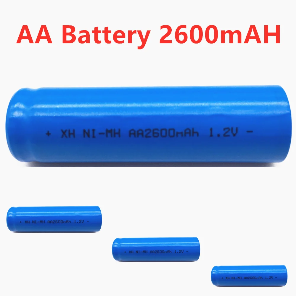 

100% Оригинальный 1,2 v 2600mah Ni-MH AA Аккумулятор для пульта дистанционного управления микрофоном и других электронных продуктов