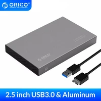 orico 2518s3 aluminum 2 5 sata hard disk drive box enclosure hdd ssd external case usb3 0 5gbps support 7mm 9 5mm