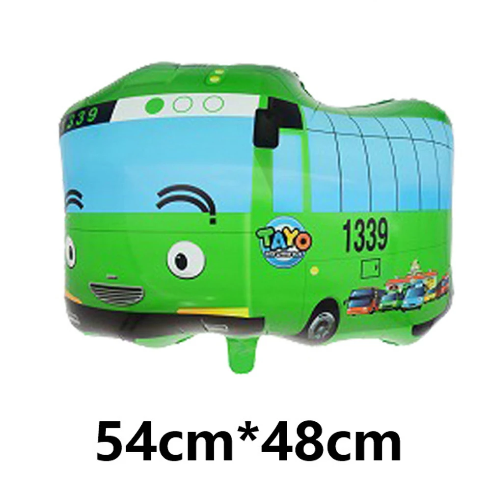 Воздушные шары Tayo из фольги в виде автобуса 1 комплект |