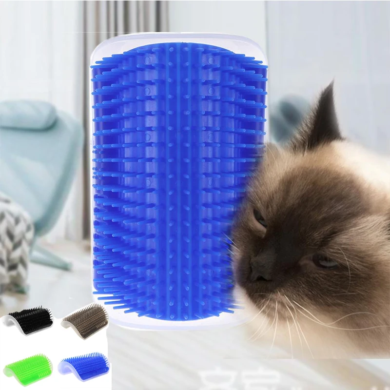 

Corner Pet Brush Comb Play Cat Toy Cat Scratcher Bristles Arch Massager Self Grooming Cat Scratcher Pet Hair Removal Supplies