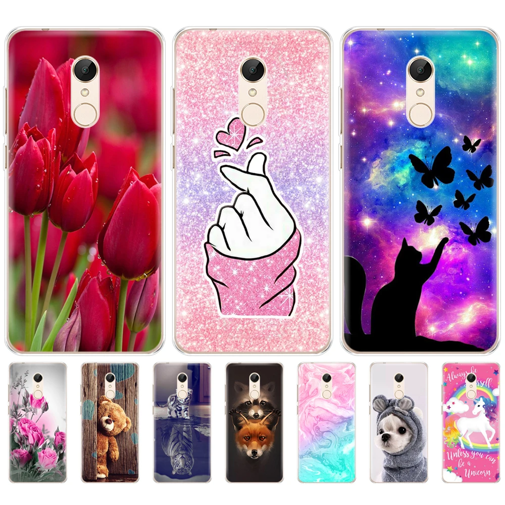For Xiaomi Redmi 5 Plus Case 5.99 Inch Silicon Soft TPU Back Phone Cover For Xiaomi Redmi 5 Case 5.7 inch hongmi 5 Plus Coque