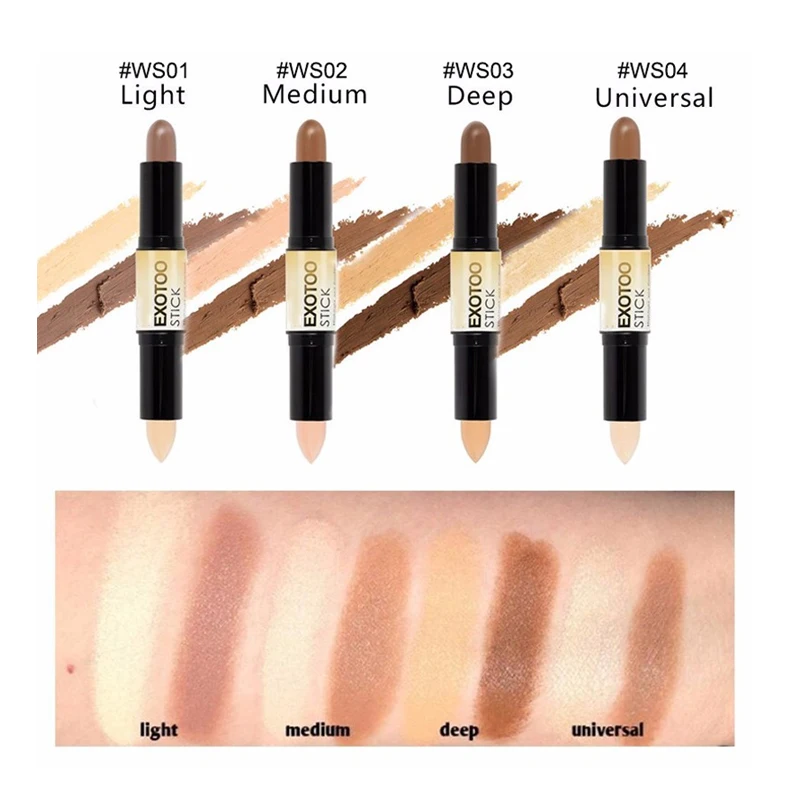 Новинка брендовый макияж кремовый двухсторонний Контурный карандаш 2 в 1