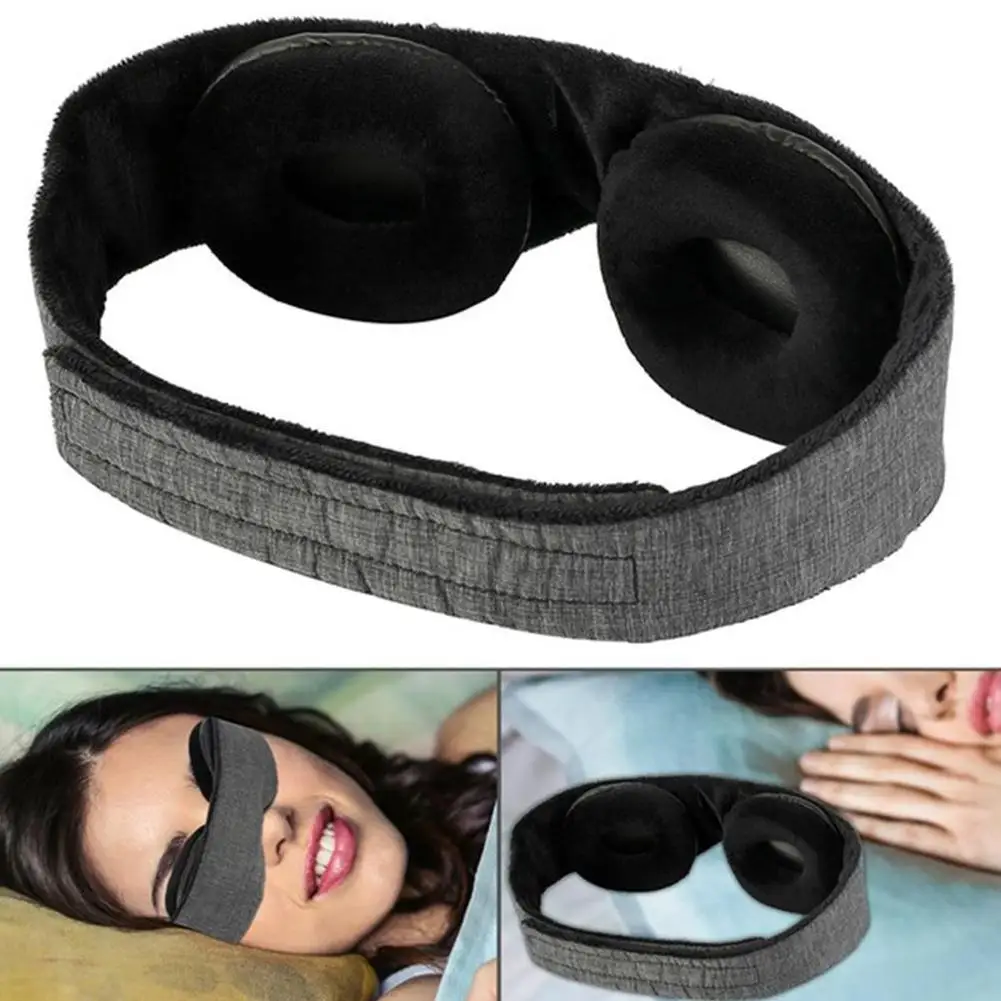 

Eye Mask for Sleeping 3D Contoured Cup Blindfold Concave Molded Night Sleep Mask Block Out Light Portable Blindfold Women Men
