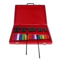 25 tones aluminum xylophone with 2 mallets percussion instrument for kids musical rhythm toy