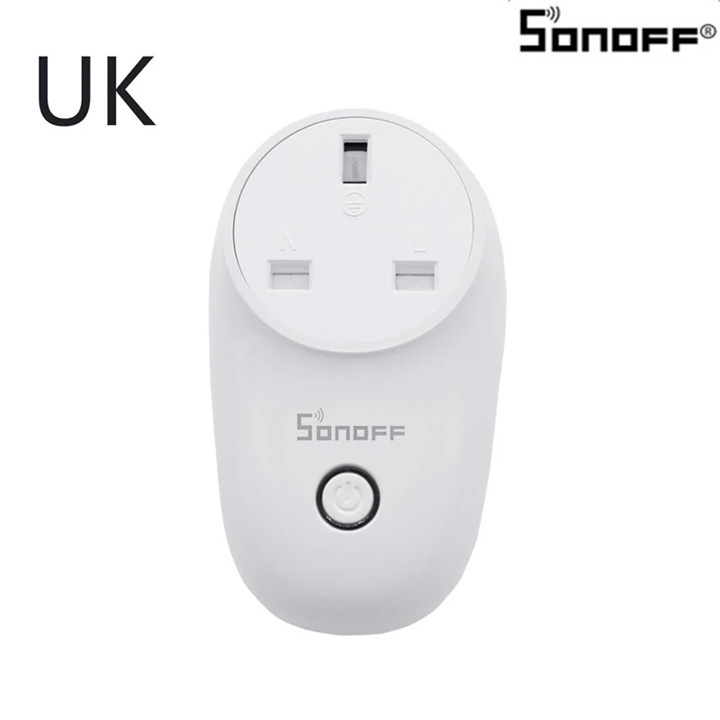 Интеллектуальный выключатель света Sonoff S26 Wi Fi Smart Plug Беспроводной умная розетка