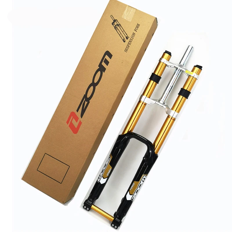 ZOOM 26in Downhill Mountail Bike Fork 27.5/29in travel 180mm suspension Damping MTB Bicycle 20mm Axle | Спорт и развлечения