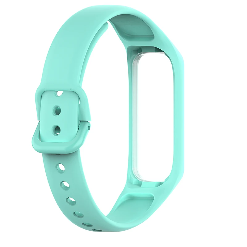 Teal Laforuta силиконовый ремешок для Galaxy Fit-e ремешок резиновый спортивный браслет для samsung R375 петля женский мужской фитнес-браслет - Цвет ремешка: Teal