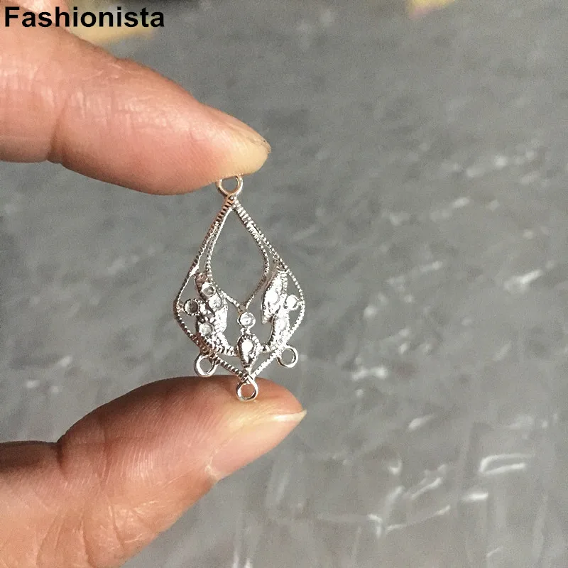 20 шт. подвески для сережек многорядные соединители люстры латунные