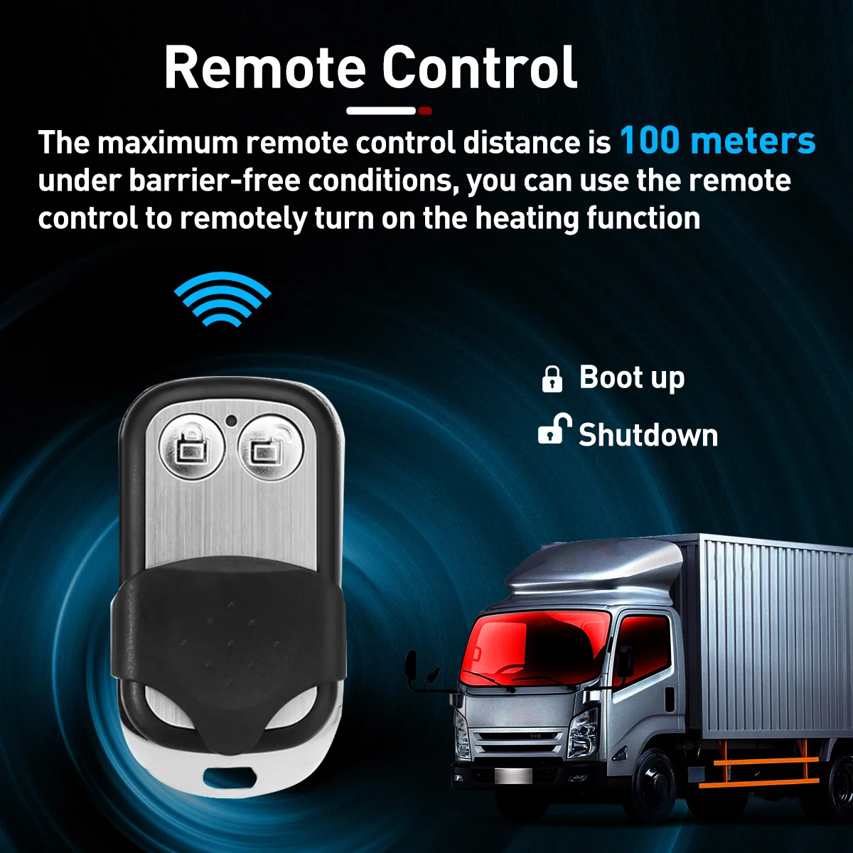 $91.36 Hcalory 2KW 8KW 12V All in One Car Heater Diesel Single Hole LCD Monitor Parking Warmer For Car Truck Bus Boat RV Air Heater