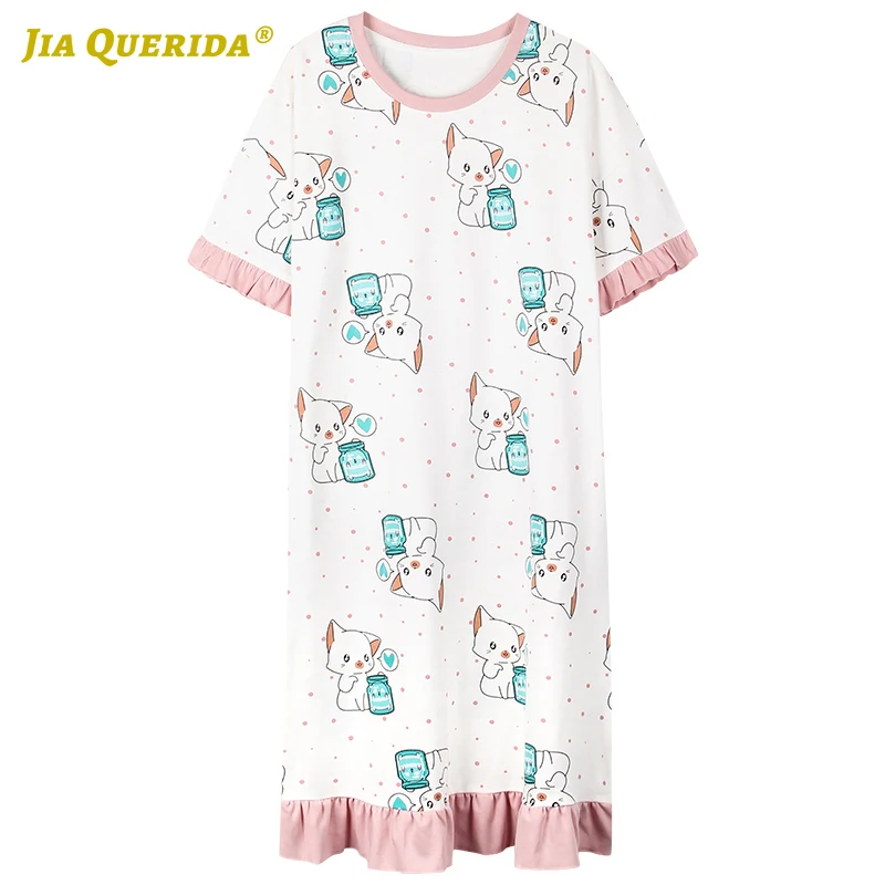 Ночная одежда ночная для дома модное Стильное повседневное платье с коротким