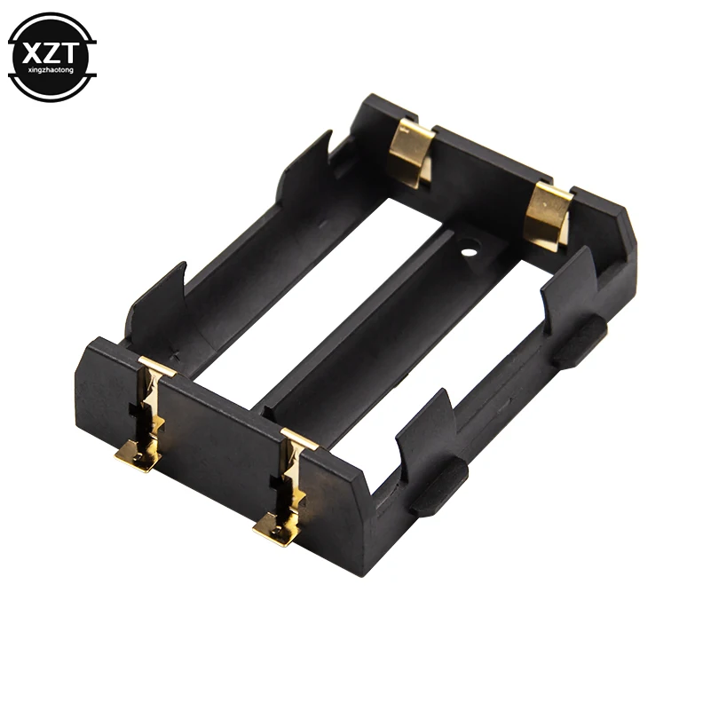 Держатель батареи 1/2X26650 SMD для 26650 Black бронзовые значки с золотым покрытием 3 7 В