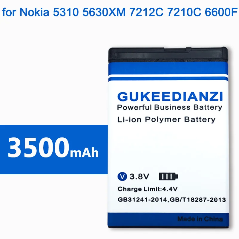 BL 4CT 100% Новинка 3500 мАч литий ионный аккумулятор для мобильного телефона Nokia 5310 6700S