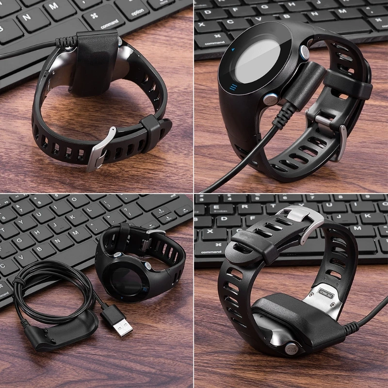 

Magnetic USB Clip Charger Cable Cradle Dock for Garmin Forerunner 610 GPS Watch