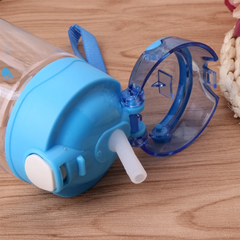 

new 500ML Baby Kids Children Portable Feeding Drinking Water Bottle Cup With Straw