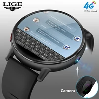 lige 4g bluetooth call smart watch 8 0mp camera 16gb rom 2 03 inch hd screen smartwatch support 2 4g 5gwifi gps sim for android