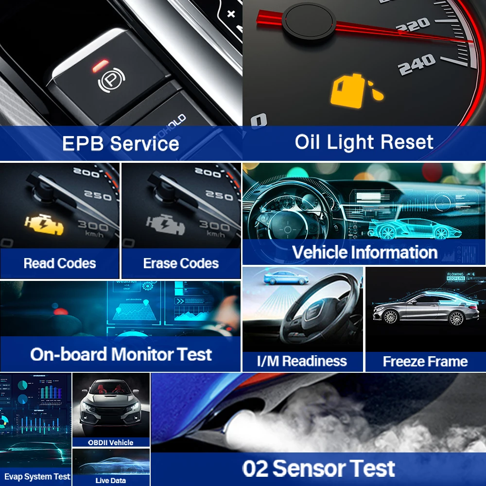 Foxwell NT624 Elite OBD2 сканер диагностический инструмент живой данных полная система obd2