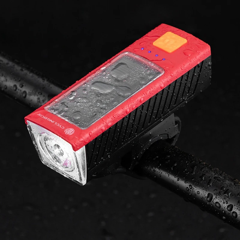 Велосипедный светодиодный фонарь на солнечной батарее 400 лм 1200 мАч | Спорт и