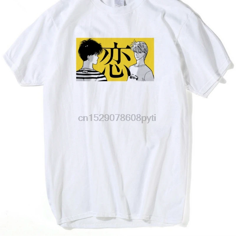 Banana Fish Ash He футболка мужские футболки с коротким рукавом женские Японские Аниме