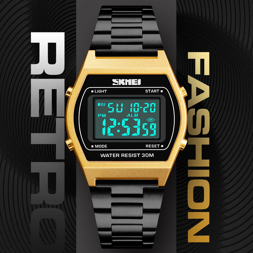 Часы наручные SKMEI Мужские Цифровые брендовые Роскошные Электронные