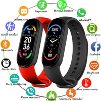 2021 m6 band smart watch men women smartwatch heart rate sports fitness tracking bracelet for apple xiaomi mi smartband watches