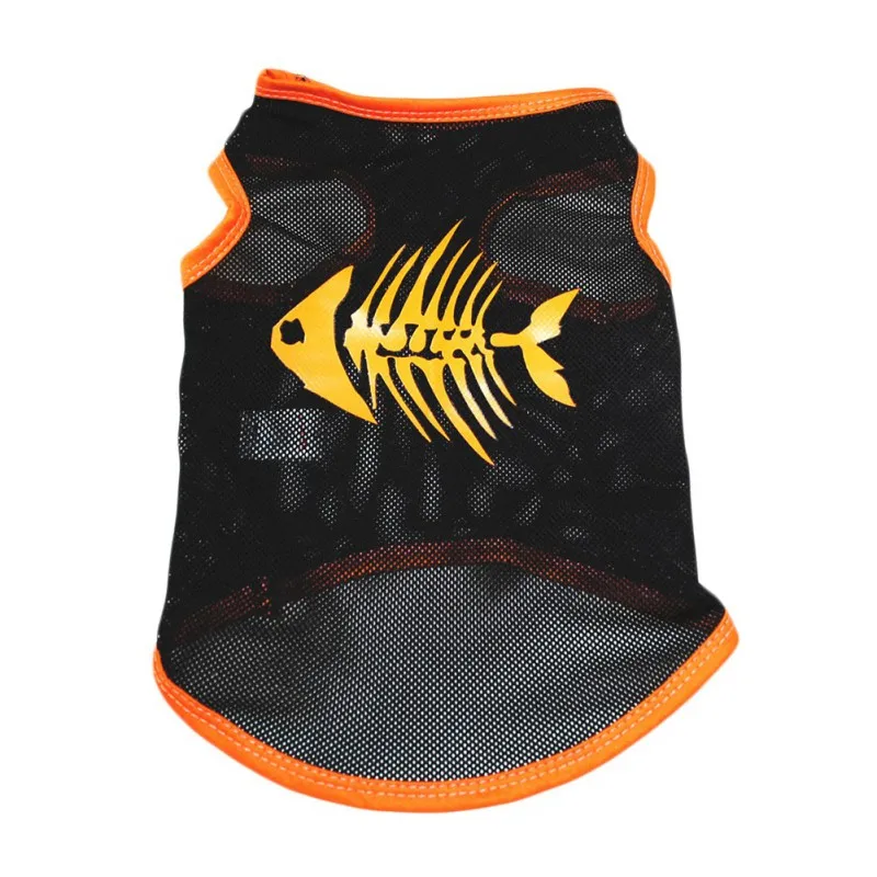

Летняя Воздухопроницаемая сетчатая уличная Солнцезащитная Легкая рубашка для собак, охлаждающая футболка без рукавов для маленьких собак