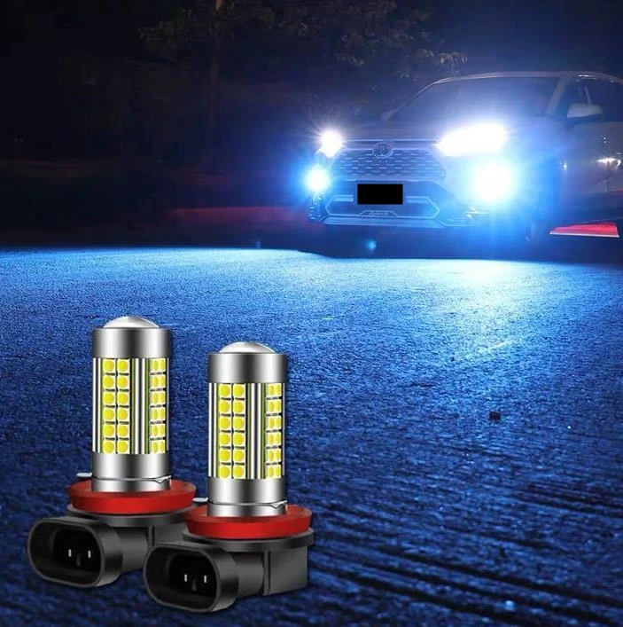 

2pcs Flicker H8 H11 H16 Fog Lights LED Bulb 3030 Chips SMD Car LED Headlight Driving Running Lamp Light Gold White Flashing