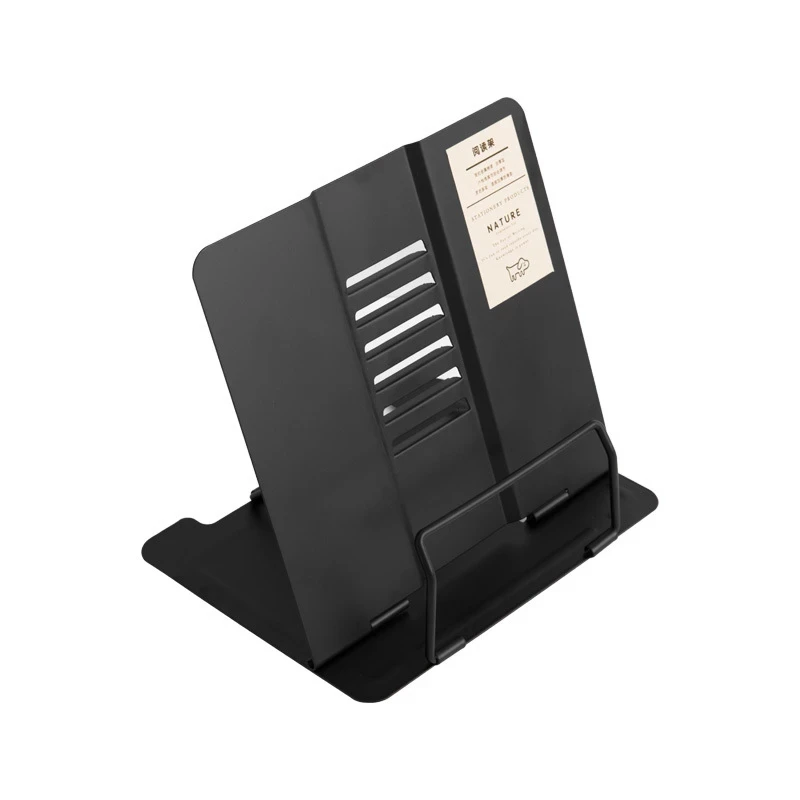 

Adjustable Metal book stand Rest Tablet Home Study Room Book Holder Foldable Firm and Stable