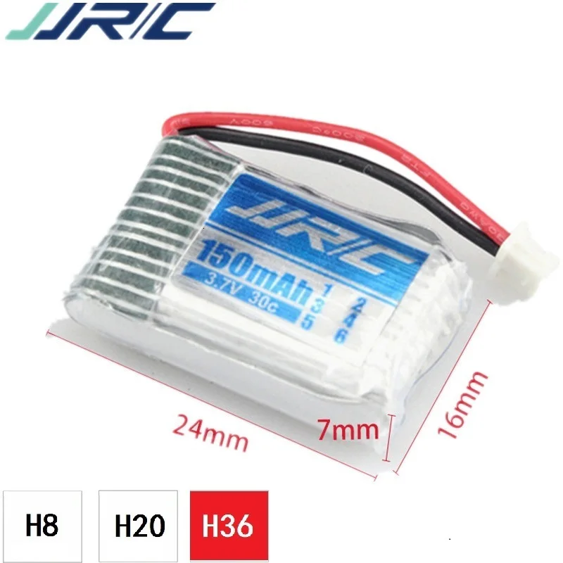 

3.7v 150mah 30C For E010 E010C E011 E013 JJRC H36 F36 NH010 Drone Battery RC Quadcopter Spare parts 150mah 3.7 v LIPO Battery