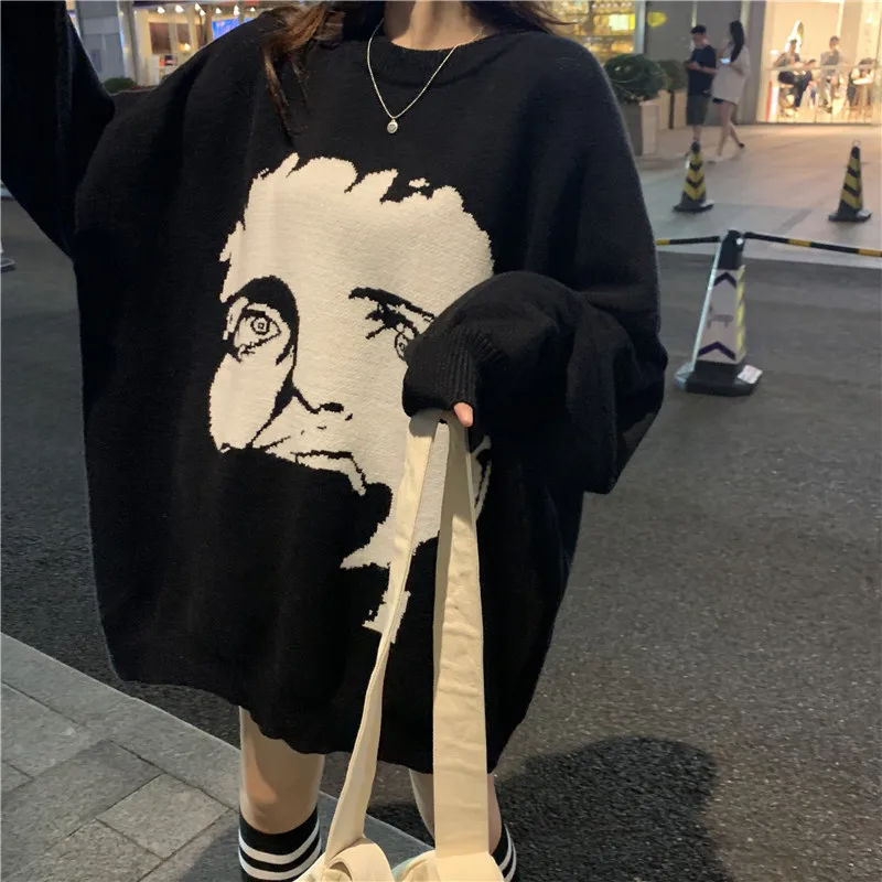 Joinyouth Для женщин свитер в Корейском стиле топ осень-зима свободные трикотажные