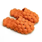 Симпатичные женские шлепанцы с пузырьковыми мячиками летняя новая обувь для влюбленных EVA сланцы для ванной домашние Нескользящие сандалии обувь