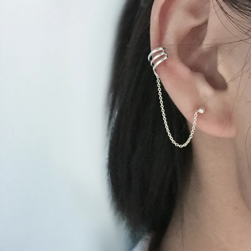 Серьги клипсы для женщин модные мужские серьги хряща уха в стиле хип хоп