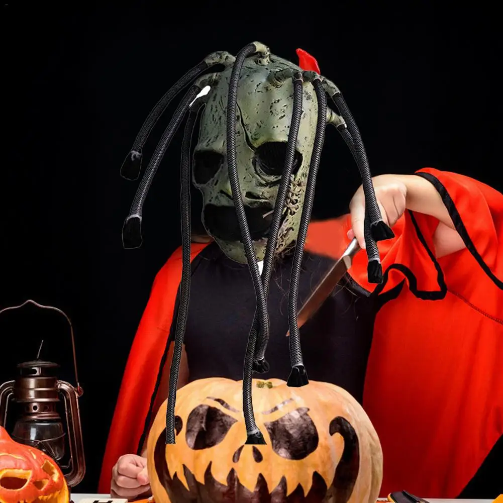 Маска Slipknot Horror Latex Grimace Tree маска монстра Реалистичная косплей реквизит для Хэллоуина