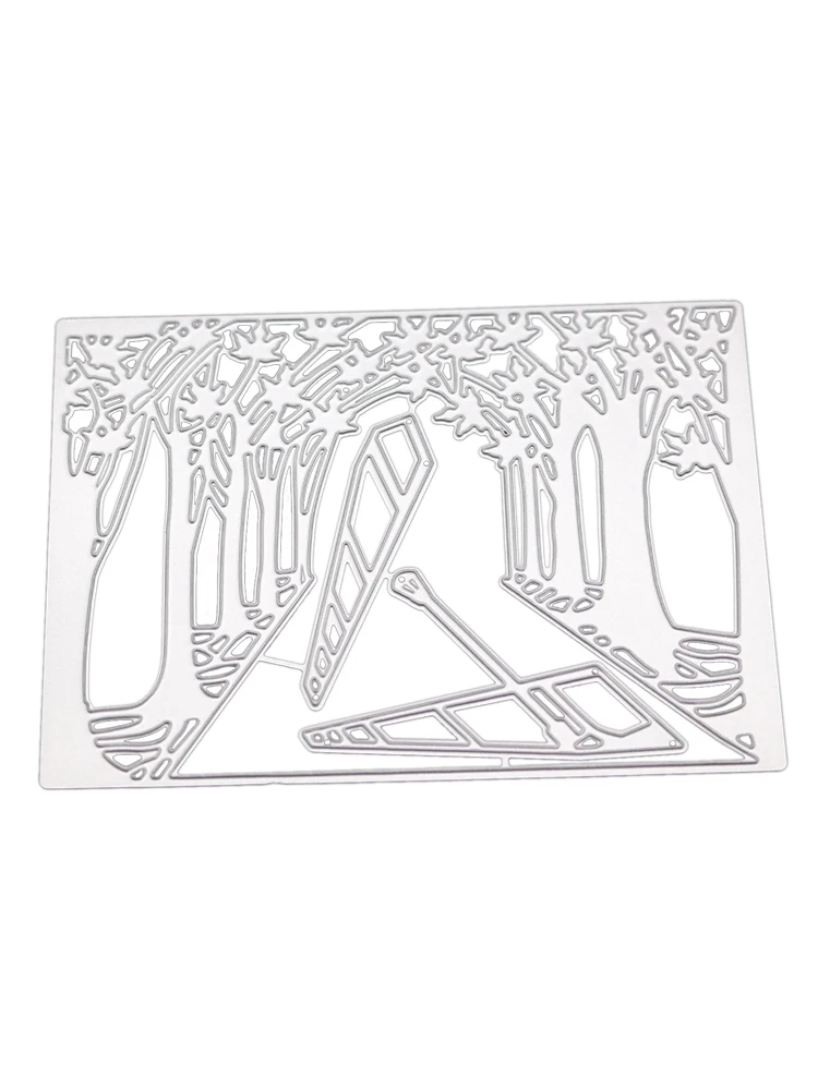 Лес Anvenue рождественские заготовки Скрапбукинг Новое поступление металлический