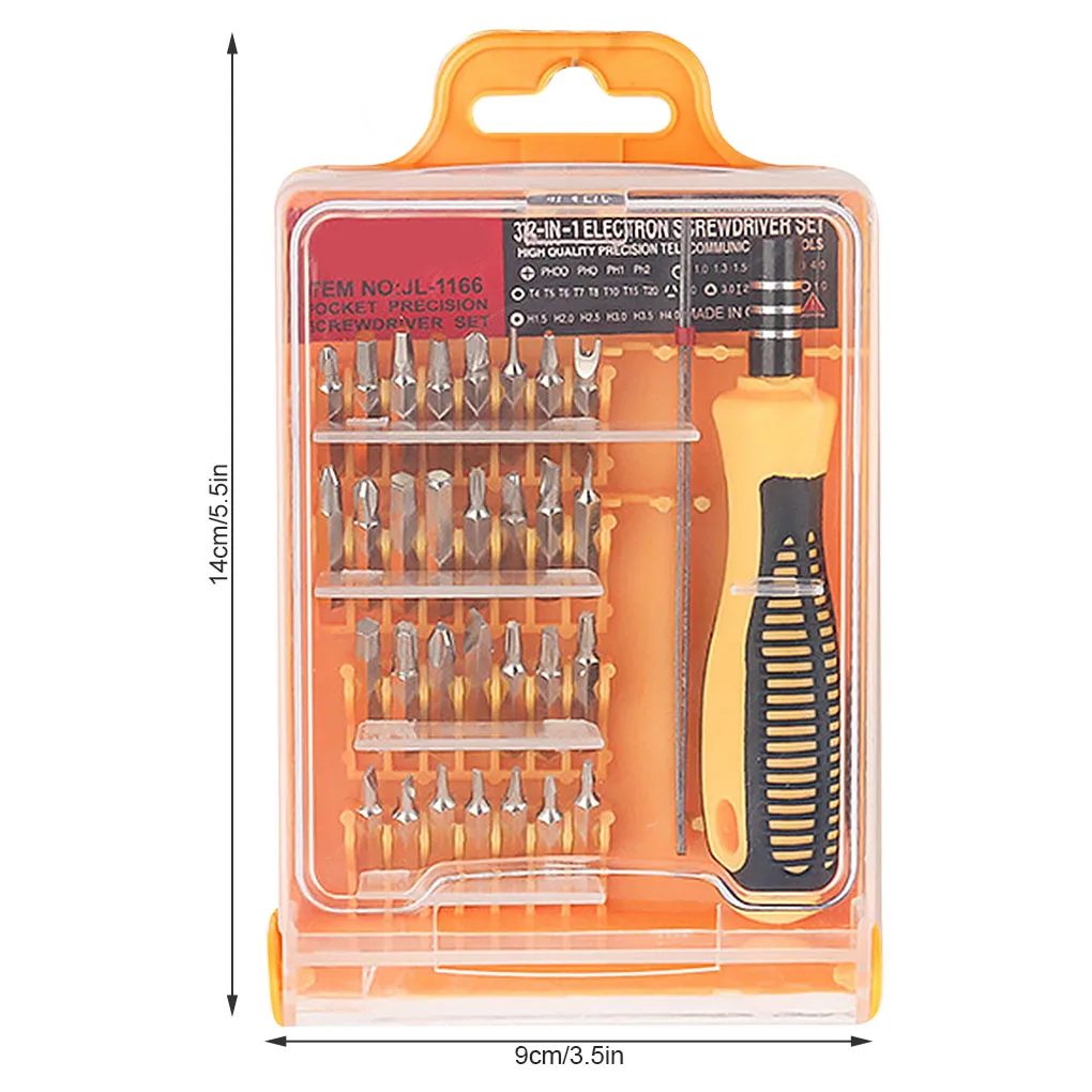 

32 In 1 Screwdriver Set Precision Interchangeable Screwdriver Bit Tip Screwdriver Set Electronic Hardware Repair Screwdriver