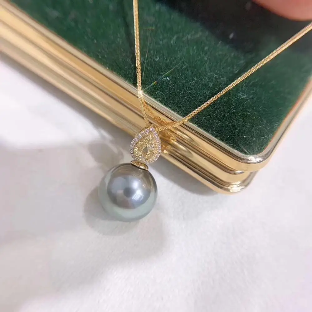 

Hot New Wedding Design 14K Gold Pendant Mountings Settings Jewelry Findings Parts for Pearls Coral Agate Crystal Beads Stones