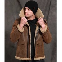 sani brown short slim fur coat real sheepskin fur shearling casual genuine leather fur outwear thicken warm winter fur