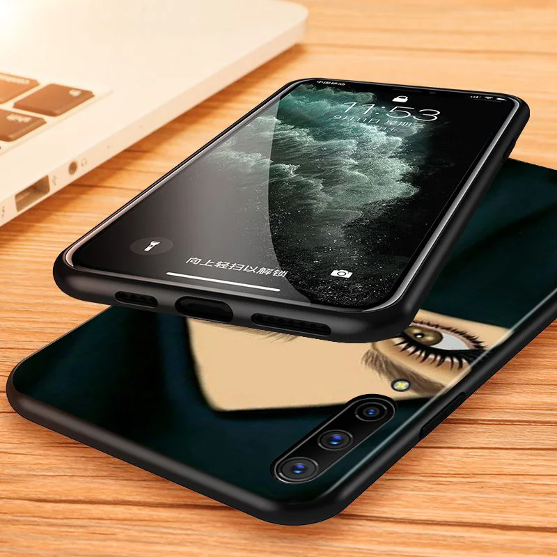 

Muslim Islamic Gril Eyes for Samsung Galaxy A42 A51 A90 5G UW A80 A70 A60 A50 A40 A20E A2 Core A10S M30 Phone Case