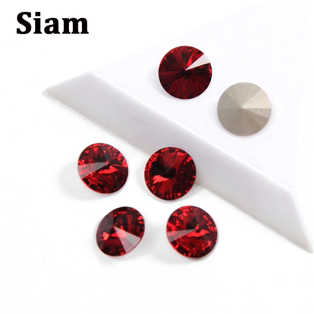 Siam CTPA3bI k9 Стразы 1122 со стразами "риволи" Разноцветные пришивные камни Стекло шить на горный хрусталь с коготь DIY Костюмы аксессуары - Цвет: Siam