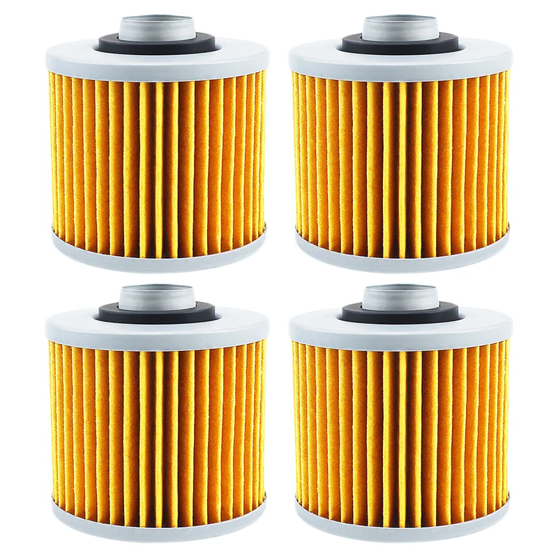 

1/2/4 Pcs Cyleto Motorcycle Oil Filter for Sachs Roadster 125 1998-2001 Derbi Mulhacen 660 2006 2007 2008 2009 2010 2011 2012