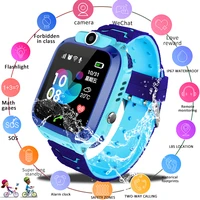 2021 q12 kids watches waterproof ip67 childrens smart watch with sim use card sos phone wrist watches gift boys girls