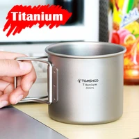 2022 new in excellent quality ultra light titanium cup outdoor portable cup set wholesale suitable for camping picnic fast ship