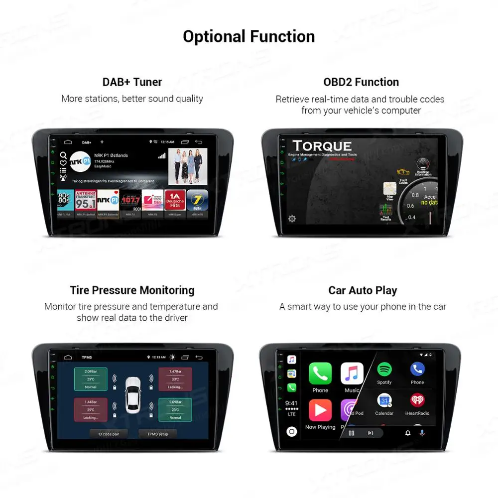 XTRONS 10 1 ''IPS Android DSP Автомобильный мультимедийный стерео радио плеер для Skoda Octavia