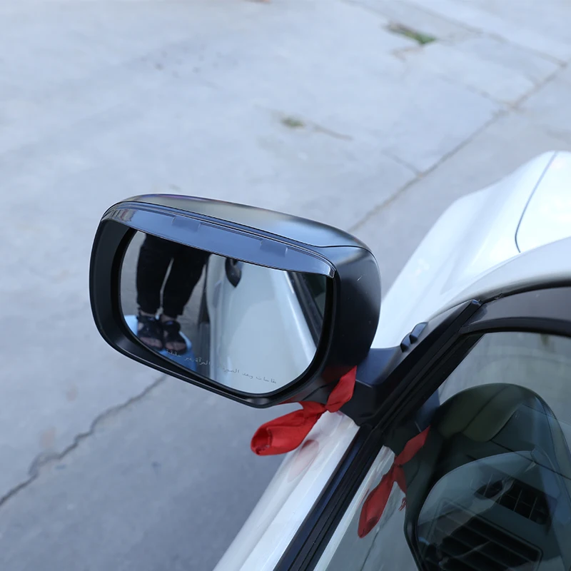 For Toyota Land Cruiser Prado FJ150 150 2010-2018 Rearview Mirror Decorative Rain Eyebrow Cover Car Accessories 2 Pcs Black | Автомобили и