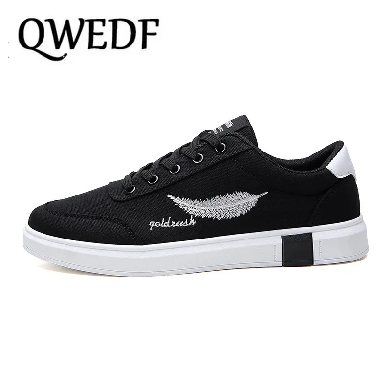 QWEDF 2019 Туфли с подошвой из вулканизированной резины для Для мужчин тенденция