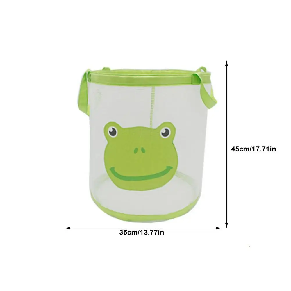 

Children Sand Away Protable Mesh Bag Kids Beach Toys Clothes Towel Bag Baby Toy Storage Sundries Bags Foldable Organizer