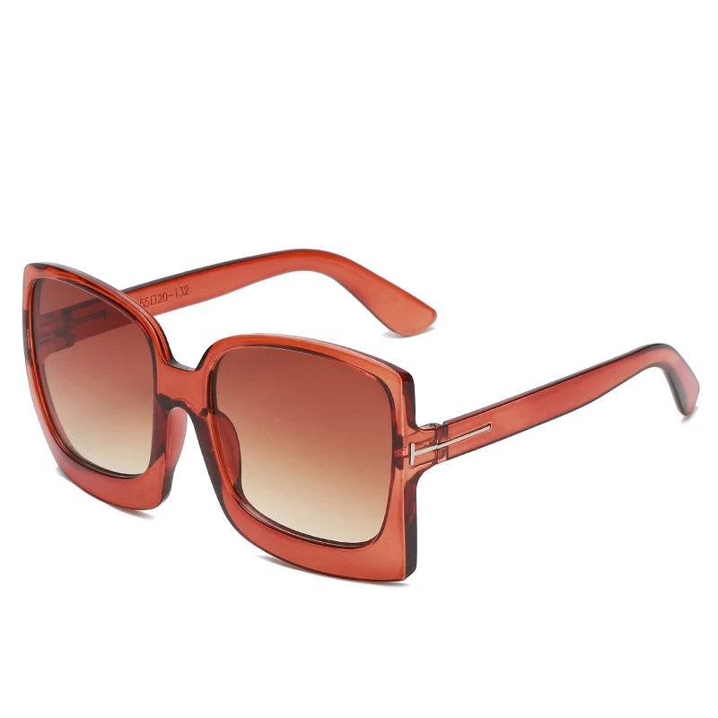 

Square Sunglasses Women 2021 Luxury Brand Designer Retro High Quality Oversized Fashion Frame Gafas De Sol Mujer UV400 Outdoor